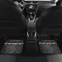 New Zealand Weka Personalised Car Mats Aotearoa Hen Silver Fern Maori Pattern