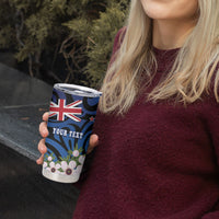 Tomtit New Zealand Personalised Tumbler Cup Miromiro Manuka Flower Maori Pattern LT22 - Polynesian Pride