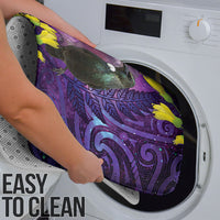 New Zealand Tui Bird Matariki Bathroom Set Kowhai Flower Silver Fern Galaxy Maori Pattern LT22 - Polynesian Pride