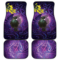 New Zealand Tui Bird Matariki Car Mats Kowhai Flower Silver Fern Galaxy Maori Pattern LT22 - Polynesian Pride