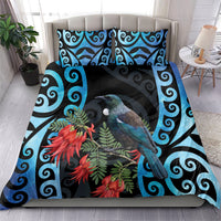 Tui Bird Kakabeak New Zealand Bedding Set Clianthus Galaxy Maori Koru Pattern LT22 - Polynesian Pride