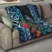 Tui Bird Kakabeak New Zealand Quilt Clianthus Galaxy Maori Koru Pattern LT22 - Polynesian Pride