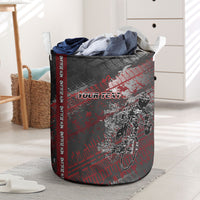Personalised Cycling New Zealand Laundry Basket Aotearoa Pride Sportswear