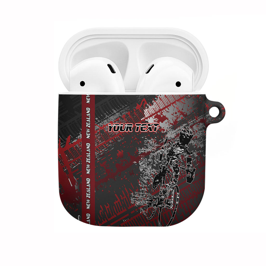Personalised Cycling New Zealand AirPods Case Aotearoa Pride Sportswear LT22 Red - Polynesian Pride