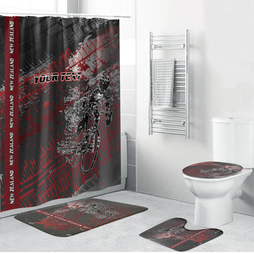 Personalised Cycling New Zealand Bathroom Set Aotearoa Pride Sportswear
