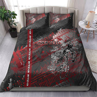 Personalised Cycling New Zealand Bedding Set Aotearoa Pride Sportswear