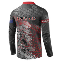 Personalised Cycling New Zealand Button Sweatshirt Aotearoa Pride Sportswear
