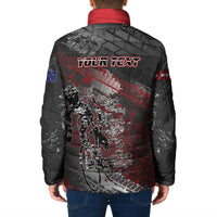Personalised Cycling New Zealand Padded Jacket Aotearoa Pride Sportswear