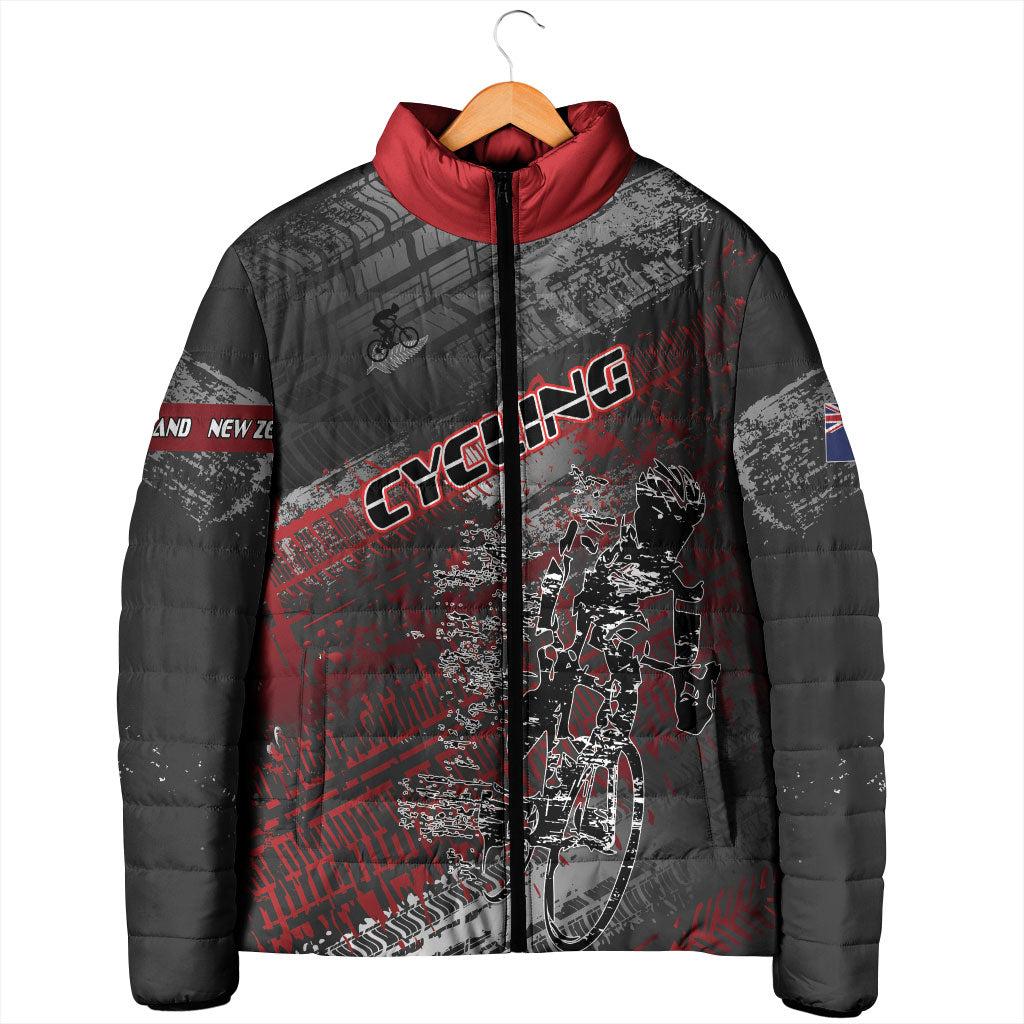 Personalised Cycling New Zealand Padded Jacket Aotearoa Pride Sportswear
