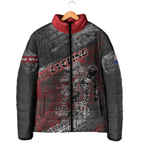 Personalised Cycling New Zealand Padded Jacket Aotearoa Pride Sportswear