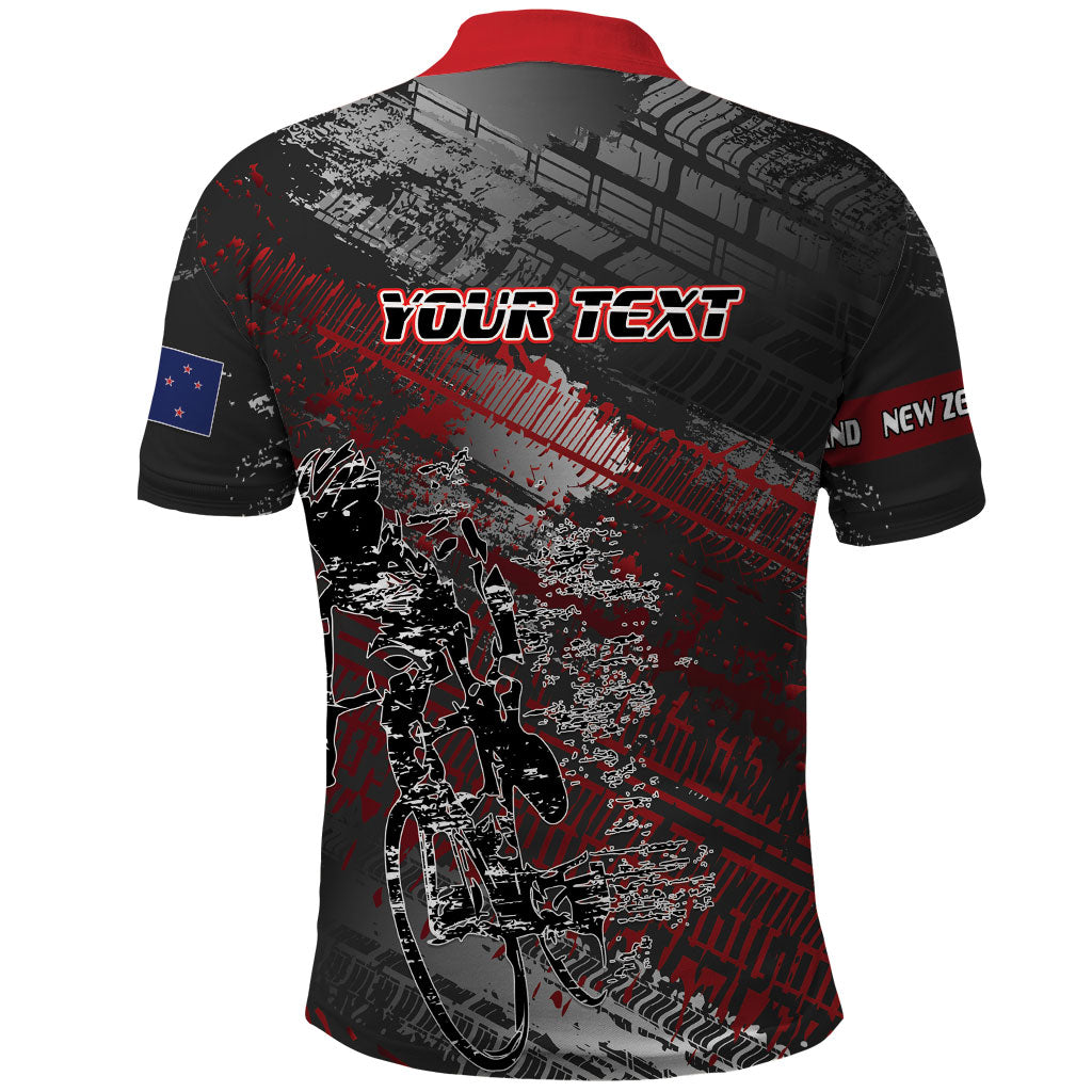 Personalised Cycling New Zealand Polo Shirt Aotearoa Pride Sportswear LT22 - Polynesian Pride