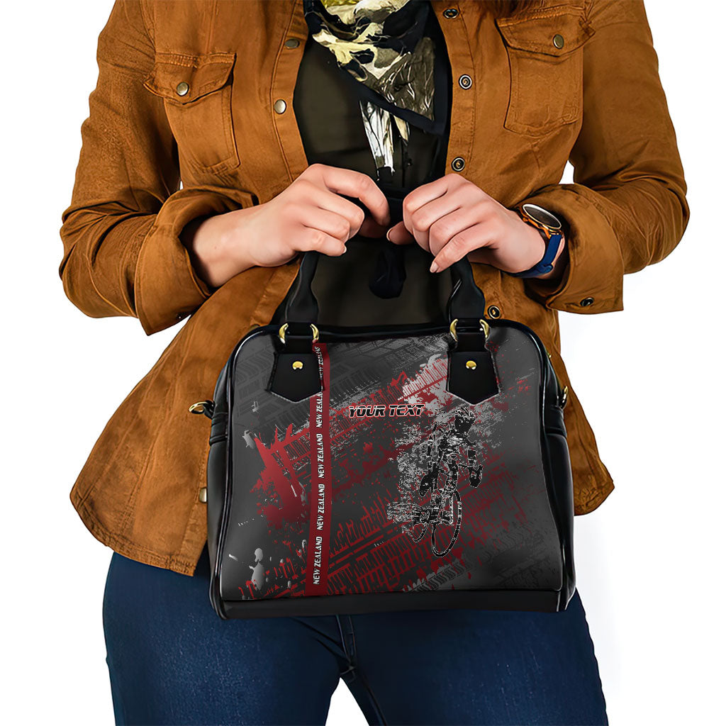 Personalised Cycling New Zealand Shoulder Handbag Aotearoa Pride Sportswear LT22 - Polynesian Pride