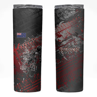 Personalised Cycling New Zealand Skinny Tumbler Aotearoa Pride Sportswear LT22 Red - Polynesian Pride