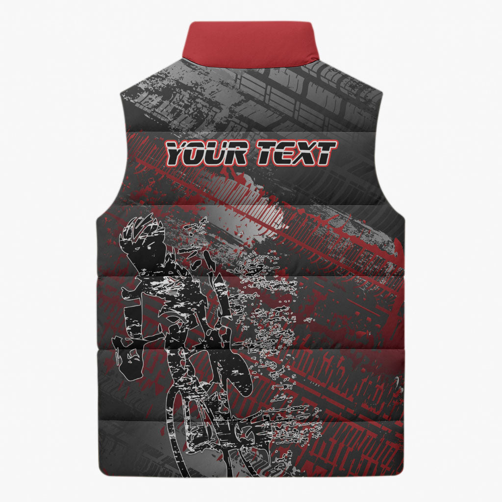 Personalised Cycling New Zealand Sleeveless Puffer Jacket Aotearoa Pride Sportswear LT22 - Polynesian Pride
