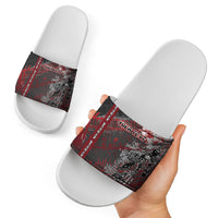 Personalised Cycling New Zealand Slide Sandals Aotearoa Pride Sportswear LT22 - Polynesian Pride