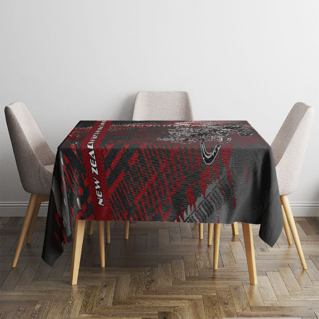 Personalised Cycling New Zealand Tablecloth Aotearoa Pride Sportswear