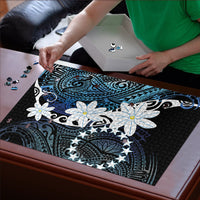 Cook Islands Maori Language Week Puzzle Tiare Maori Kuki Airani Blue Pattern