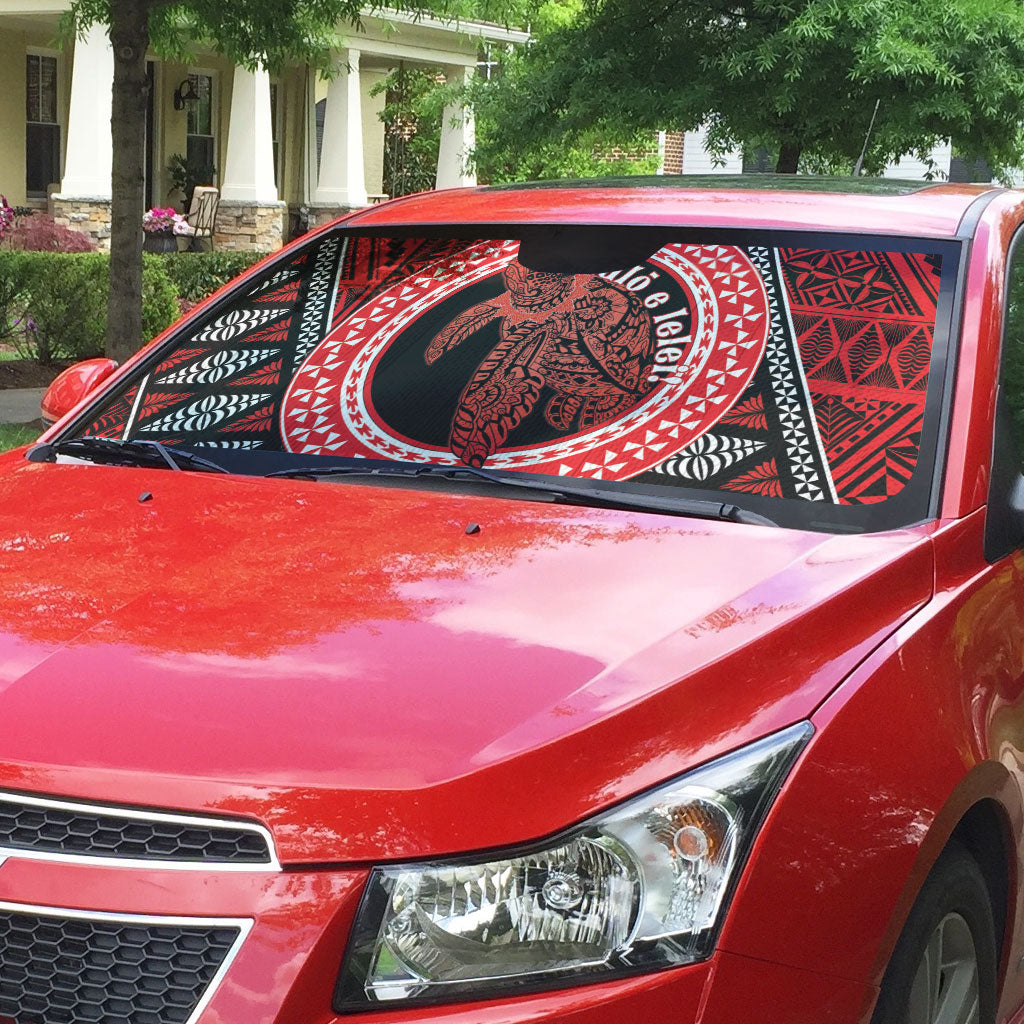 Tonga Language Week Auto Sun Shade Heilala Turtle Malo E Lelei
