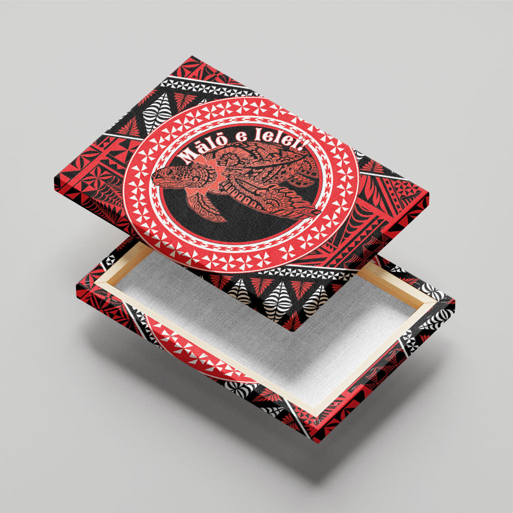 Tonga Language Week Canvas Wall Art Heilala Turtle Malo E Lelei