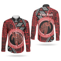 Personalised Tonga Language Week Couples Matching Summer Maxi Dress and Long Sleeve Button Shirt Heilala Turtle Malo E Lelei