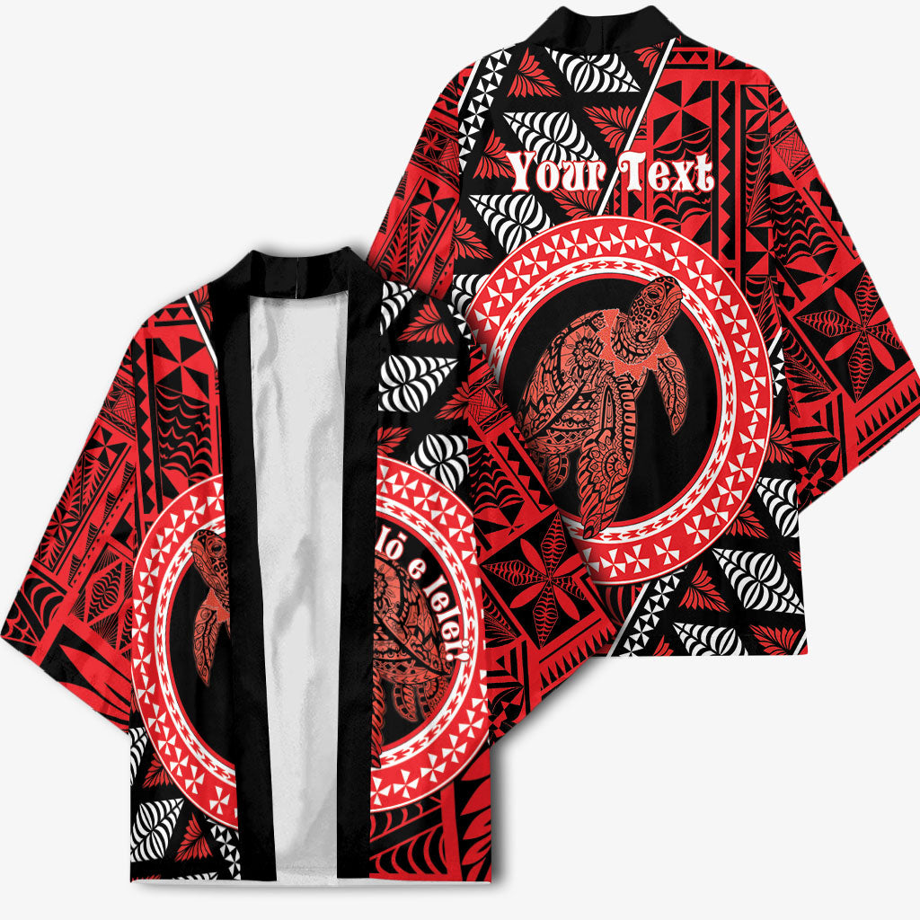 Personalised Tonga Language Week Kimono Heilala Turtle Malo E Lelei