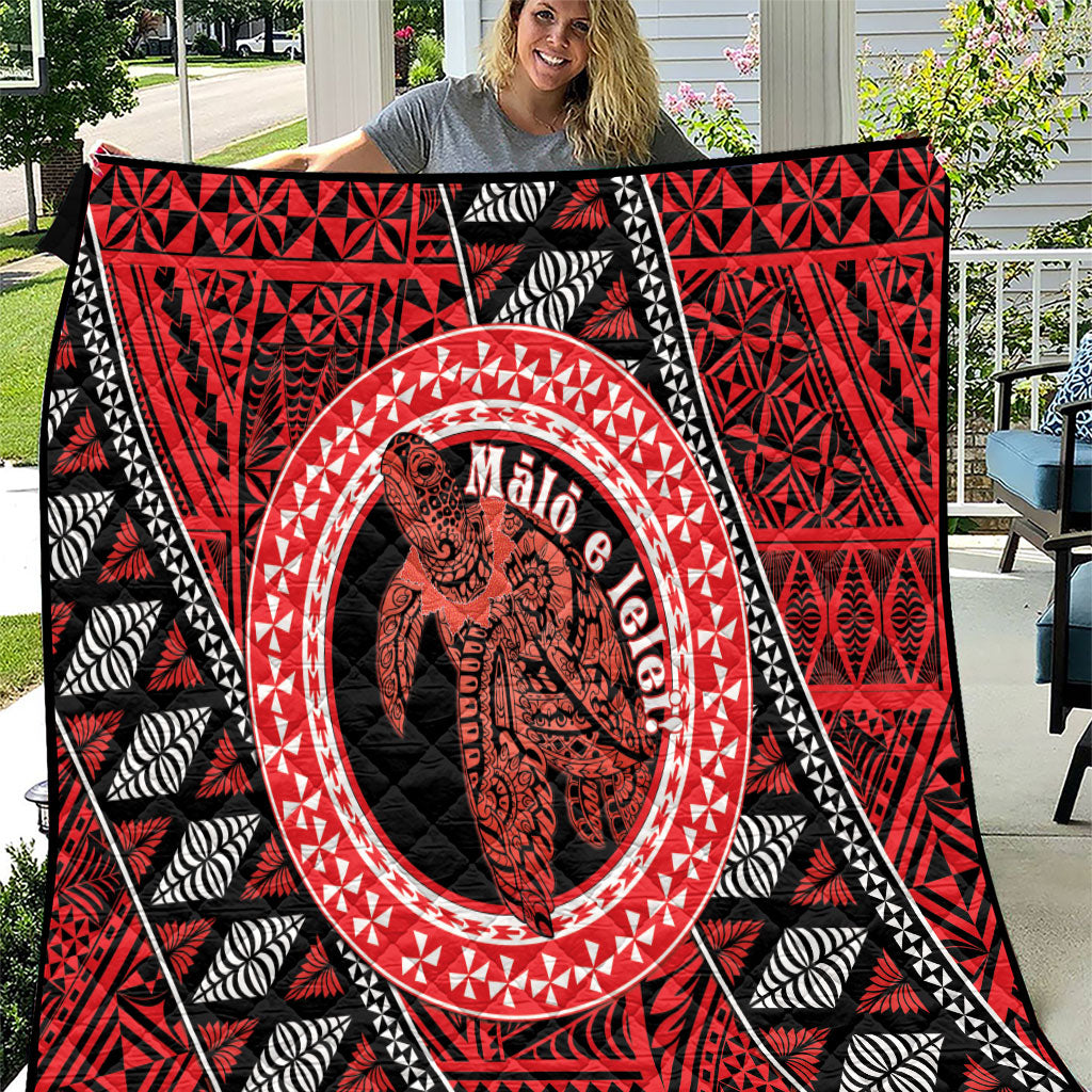 Tonga Language Week Quilt Heilala Turtle Malo E Lelei