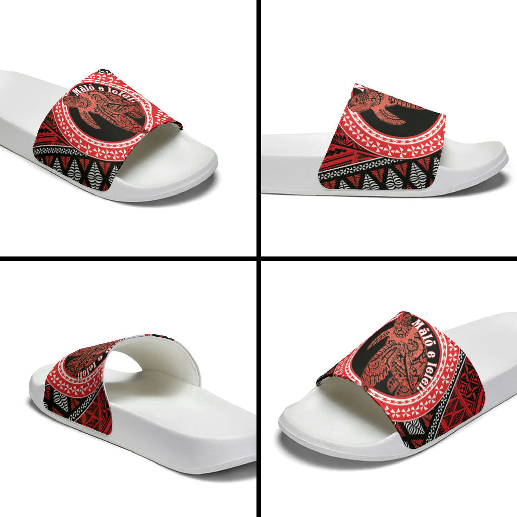 Tonga Language Week Slide Sandals Heilala Turtle Malo E Lelei