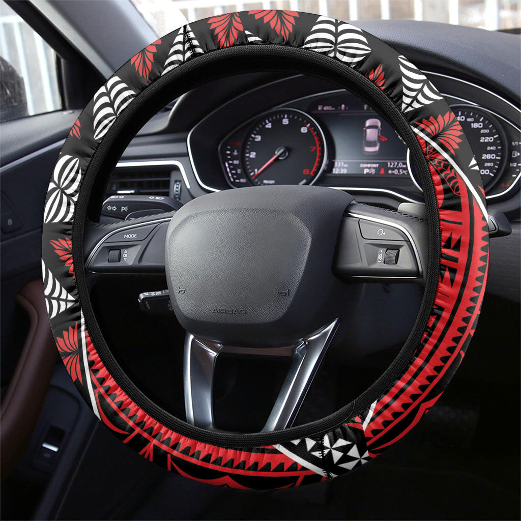 Tonga Language Week Steering Wheel Cover Heilala Turtle Malo E Lelei
