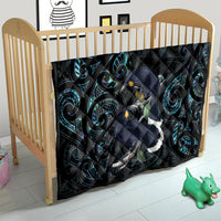 New Zealand Huia Bird Quilt Paua Shell Maori Pattern