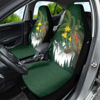 Kea Bird Kowhai New Zealand Car Seat Cover Mountain Landscape Maori Art