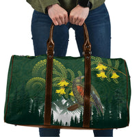 Kea Bird Kowhai New Zealand Travel Bag Mountain Landscape Maori Art