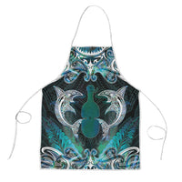 New Zealand Kotiate Weapon Apron Aotearoa Mango Paua Shell Maori Pattern