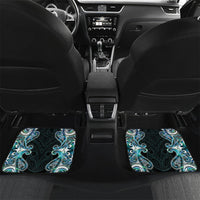 New Zealand Kotiate Weapon Car Mats Aotearoa Mango Paua Shell Maori Pattern