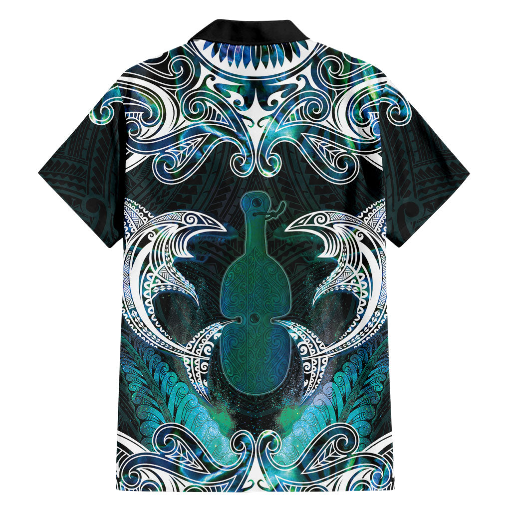 New Zealand Kotiate Weapon Family Matching Off Shoulder Maxi Dress and Hawaiian Shirt Aotearoa Mango Paua Shell Maori Pattern