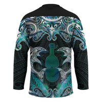 New Zealand Kotiate Weapon Hockey Jersey Aotearoa Mango Paua Shell Maori Pattern