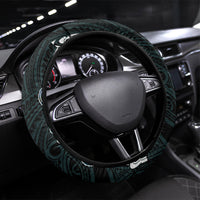 New Zealand Kotiate Weapon Steering Wheel Cover Aotearoa Mango Paua Shell Maori Pattern