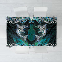 New Zealand Kotiate Weapon Tablecloth Aotearoa Mango Paua Shell Maori Pattern