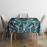 New Zealand Kotiate Weapon Tablecloth Aotearoa Mango Paua Shell Maori Pattern