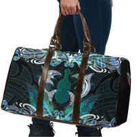 New Zealand Kotiate Weapon Travel Bag Aotearoa Mango Paua Shell Maori Pattern