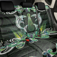 New Zealand Mere Pounamu Weapon Back Car Seat Cover Aotearoa Mango Paua Shell Maori Pattern