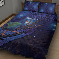 Takahe New Zealand Personalised Quilt Bed Set Harakeke Silver Fern Maori Pattern LT22 - Polynesian Pride