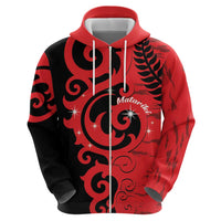New Zealand Matariki Hoodie Maori New Year Koru Pattern LT22 - Polynesian Pride