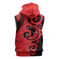 New Zealand Matariki Sleeveless Zip Hoodie Maori New Year Koru Pattern LT22 - Polynesian Pride