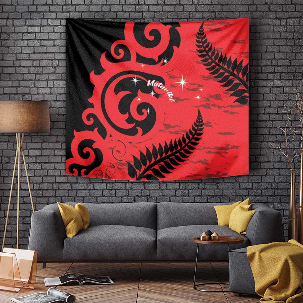 New Zealand Matariki Tapestry Maori New Year Koru Pattern