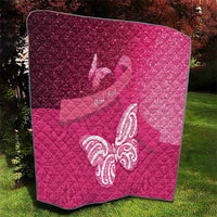 New Zealand Breast Cancer Awareness Quilt Pink Ribbon Butterfly Maori Pattern LT22 - Polynesian Pride
