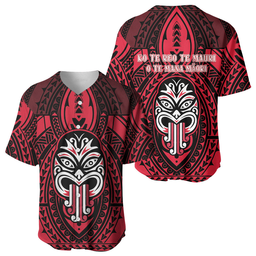 New Zealand Maori Language Week Baseball Jersey Te Wiki O Te Reo Maori Hei Tiki LT22 - Polynesian Pride