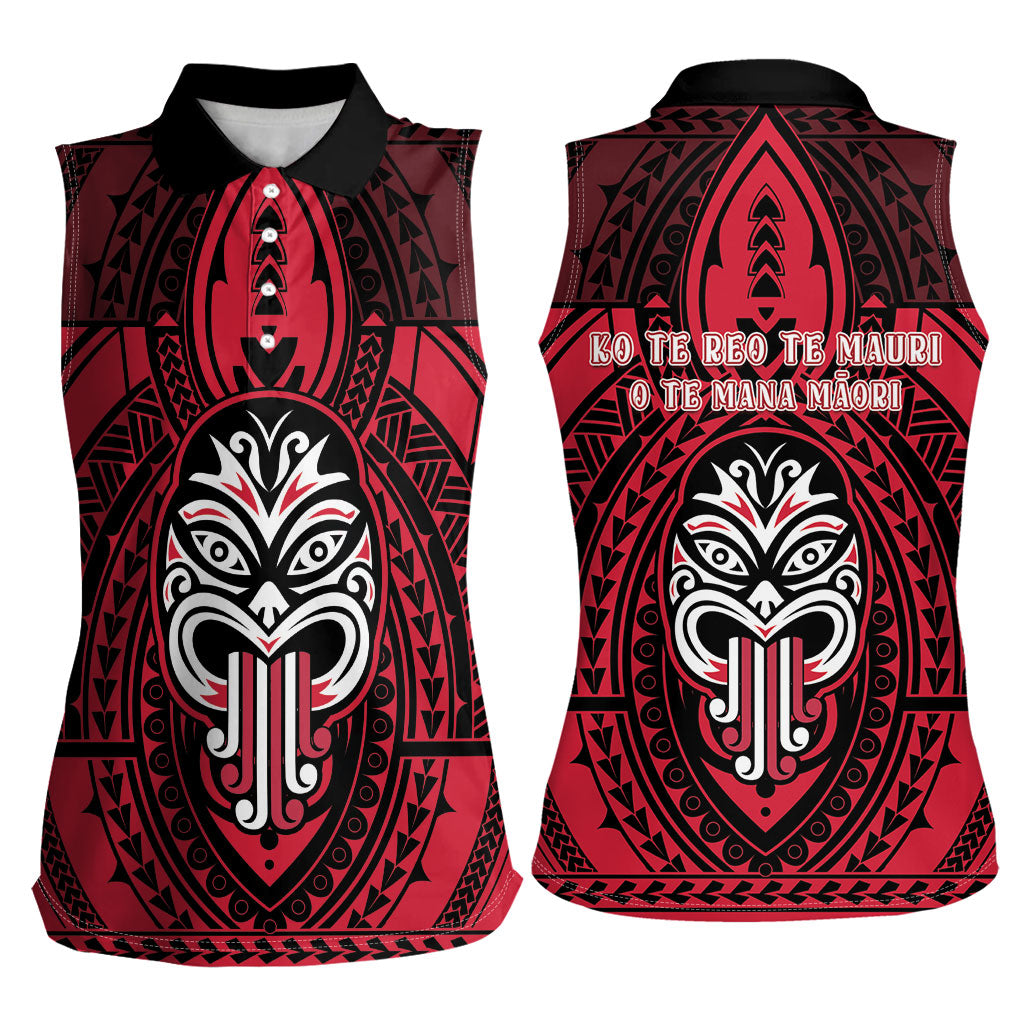 New Zealand Maori Language Week Women Sleeveless Polo Shirt Te Wiki O Te Reo Maori Hei Tiki LT22 - Polynesian Pride
