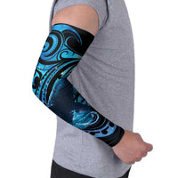 New Zealand Matariki Arm Sleeves Maori Humpback Whale Galaxy LT22 - Polynesian Pride