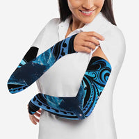 New Zealand Matariki Arm Sleeves Maori Humpback Whale Galaxy LT22 - Polynesian Pride