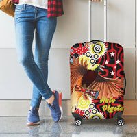 Papua New Guinea Pidgin Language Week Luggage Cover Halo Olgeta Tok Pisin Wik Bird Of Paradise Oro Batik LT22 - Polynesian Pride